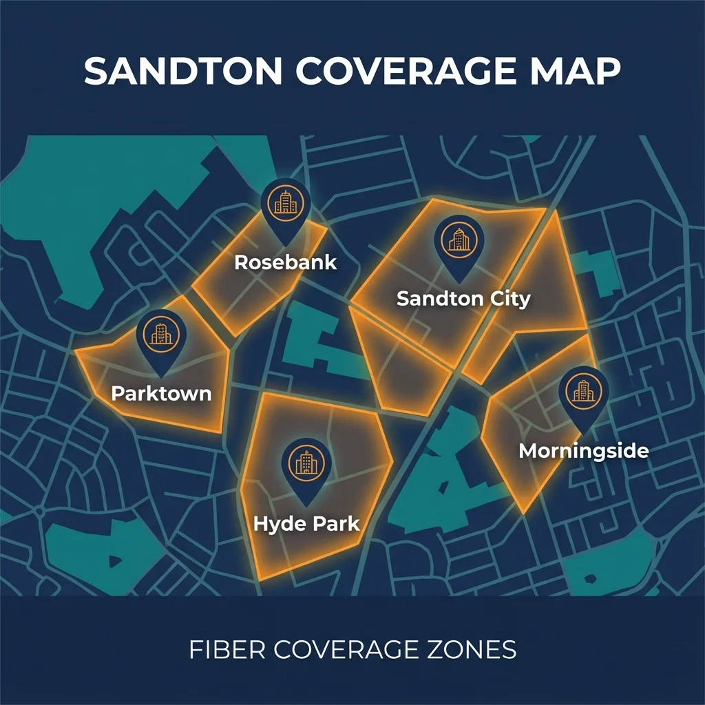 Sandton Coverage Map