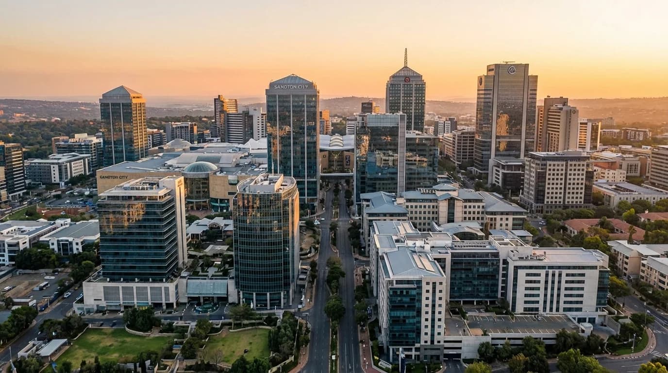 Sandton Business District Skyline