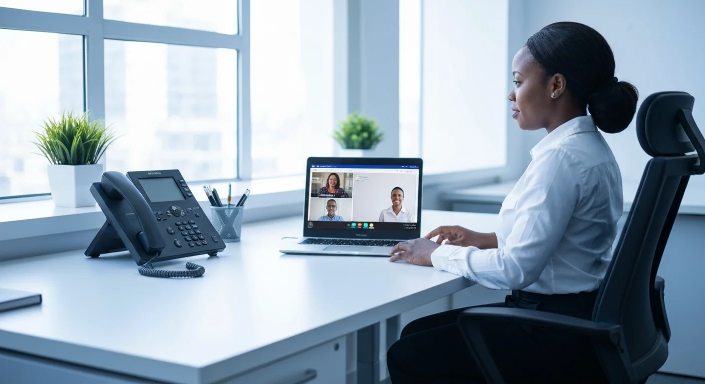 VoIP phone system costs South Africa 2026 — cloud phone system in a Johannesburg office